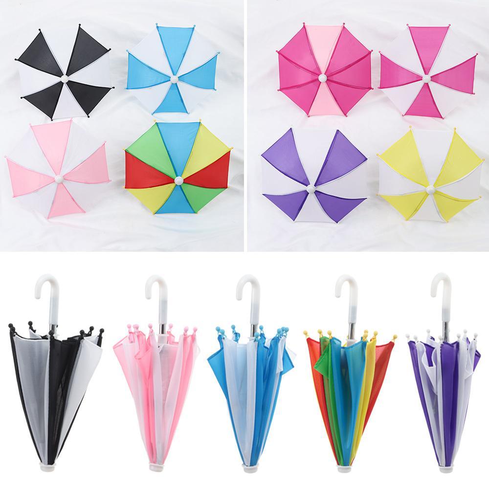 Dù Xếp Mini Nhiều Màu Trang Trí Nhà Búp Bê