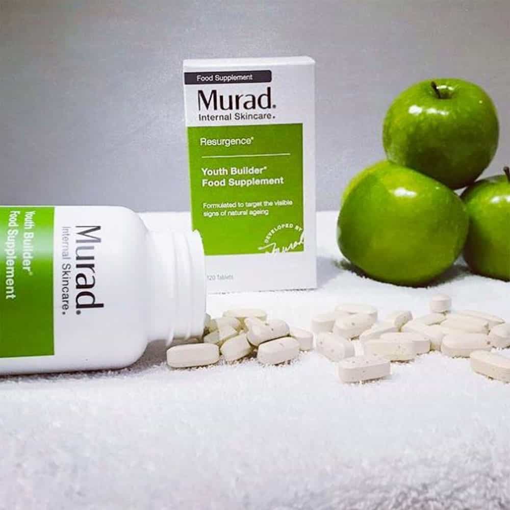 Viên uống trẻ hóa da giúp làm giảm nếp nhăn Murad Youth Builder Dietary Supplement 120 Viên