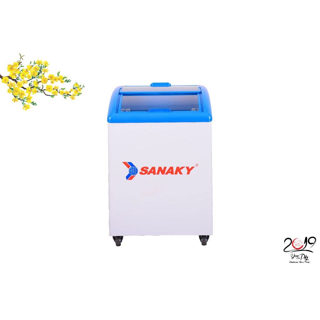 [Mã 229ELSALE hoàn 7% đơn 300K] Tủ đông Sanaky VH-182K nắp kính