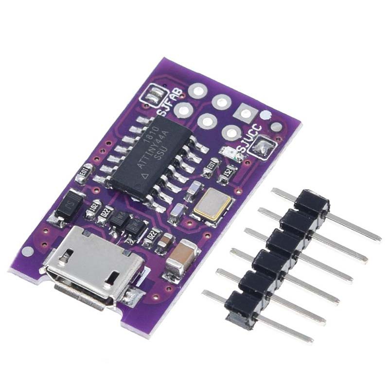 1 Mạch Lập Trình AVR ISP ATtiny44 ATTiny45 ATTiny85 USBTinyISP 5V Nhỏ Gọn