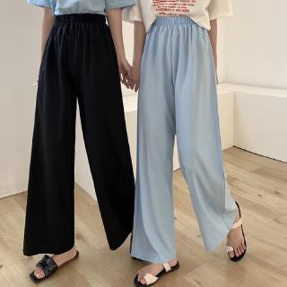 Quần Dài Ống Rộng Dáng Suông Dễ Phối Đồ Thời Trang Hè Phong Cách Hàn Quốc 2020 Cho Nữ