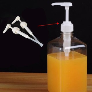 Bình bơm nhựa có vòi định lượng 10ml đựng dung dịch lỏng, siro, đường, sữa tắm,...