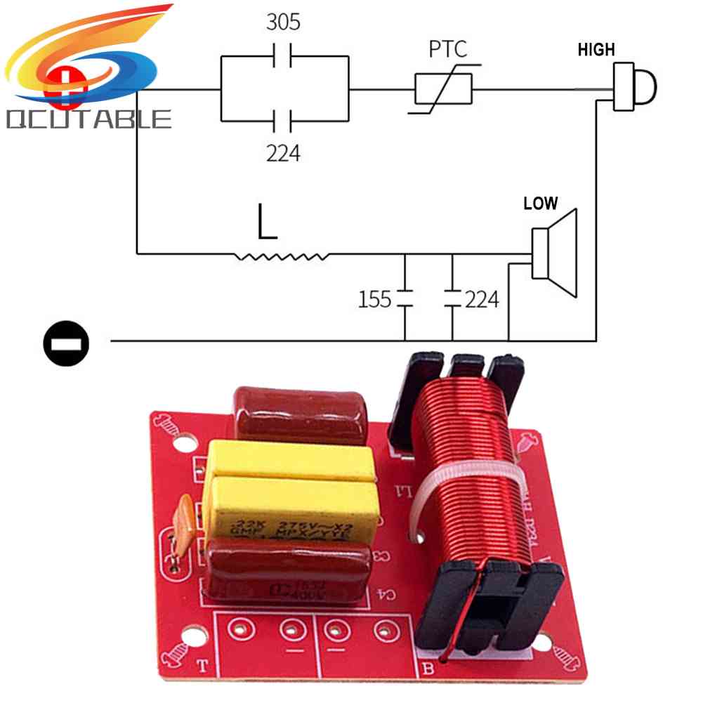 Bộ Chia Tần Số Âm Thanh Hifi WEAH-234 80W 2 Chiều Chuyên Dụng Cho Loa