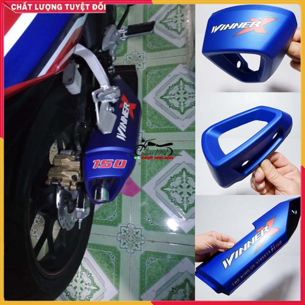 ✅ Ốp Pô Và Chụp Đuôi Pô Winner X 2019 - 2022 Bản Màu Sporty - Bộ Chụp Pô Winner V2, Winner V3 ✅