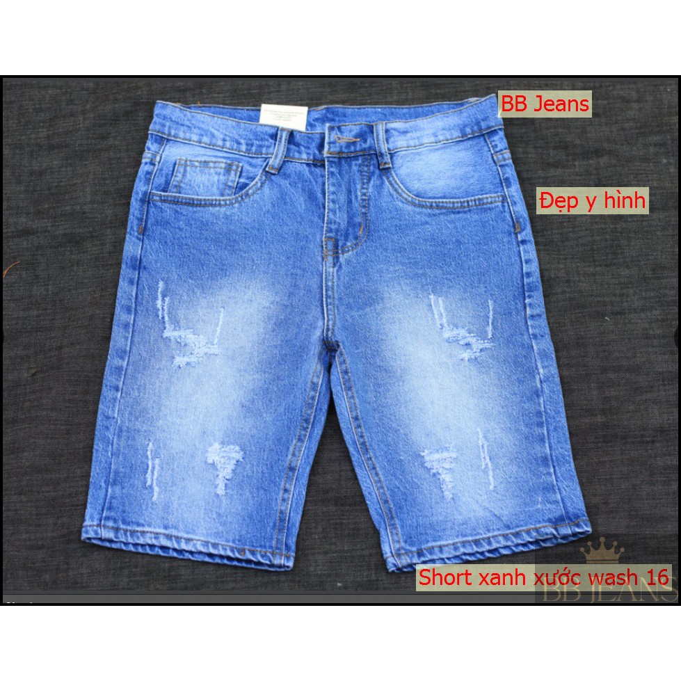 Quần  short Jean nam cao cấp AH08-293