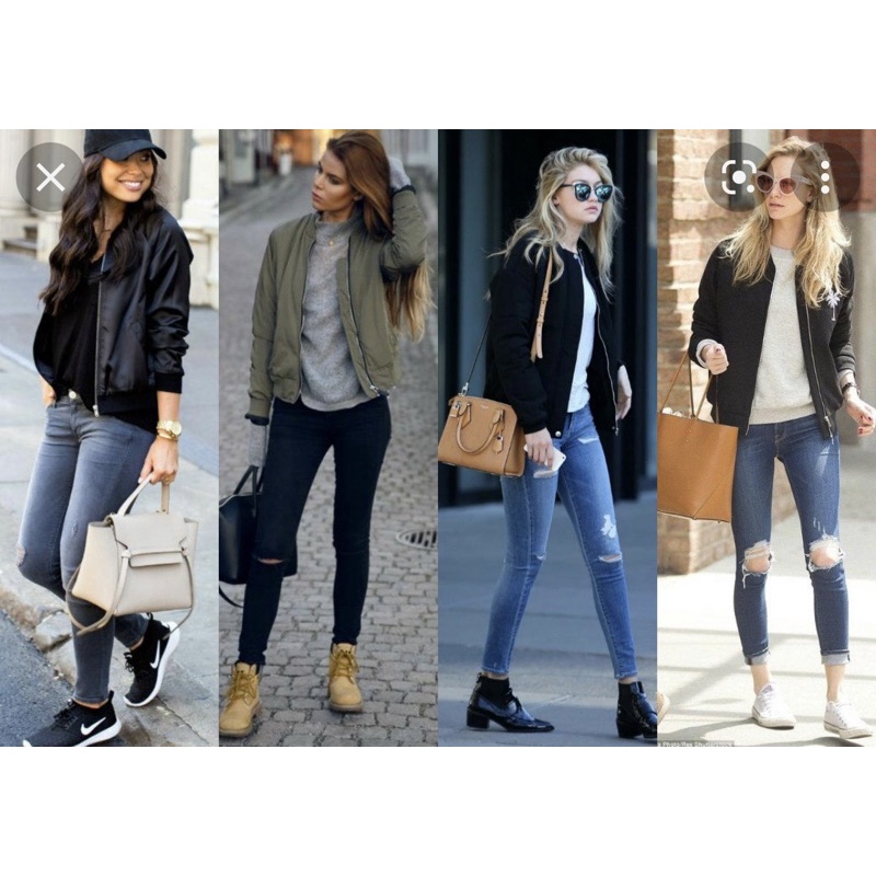 Bomber gió lụa siêu phẩm chọn trên livestream