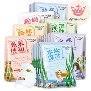 COMBO 10 Miếng Mặt Nạ BIOAQUA 9 Hương Vị Cô Gái Thiên Nhiên Đa Công Dụng L0511