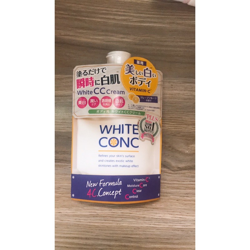 🌟🌟 SỮA DƯỠNG THỂ TRẮNG DA White Conc CC Cream Vitamin C 200g