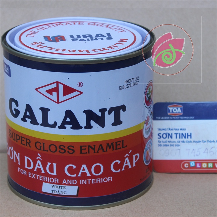 Sơn dầu galant màu TRẮNG WHITE 800ml