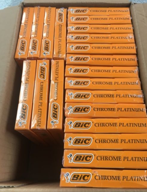 Lưỡi Lam BIC Hộp 100 Lưỡi Chính Hãng