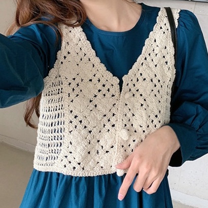 Áo Ren Không Tay Hàn Quốc Cho Nữ C681