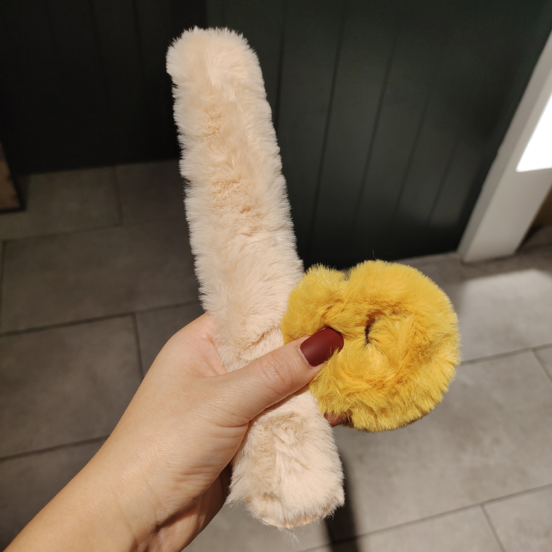 Dây Buộc Tóc Lông Xù Xinh Xắn Dành Cho Nữ