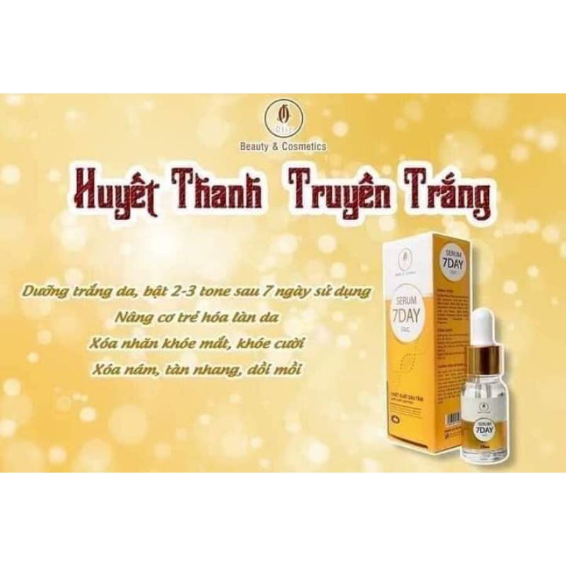 Serum Huyết Thanh Truyền Trắng Olic 7 Day