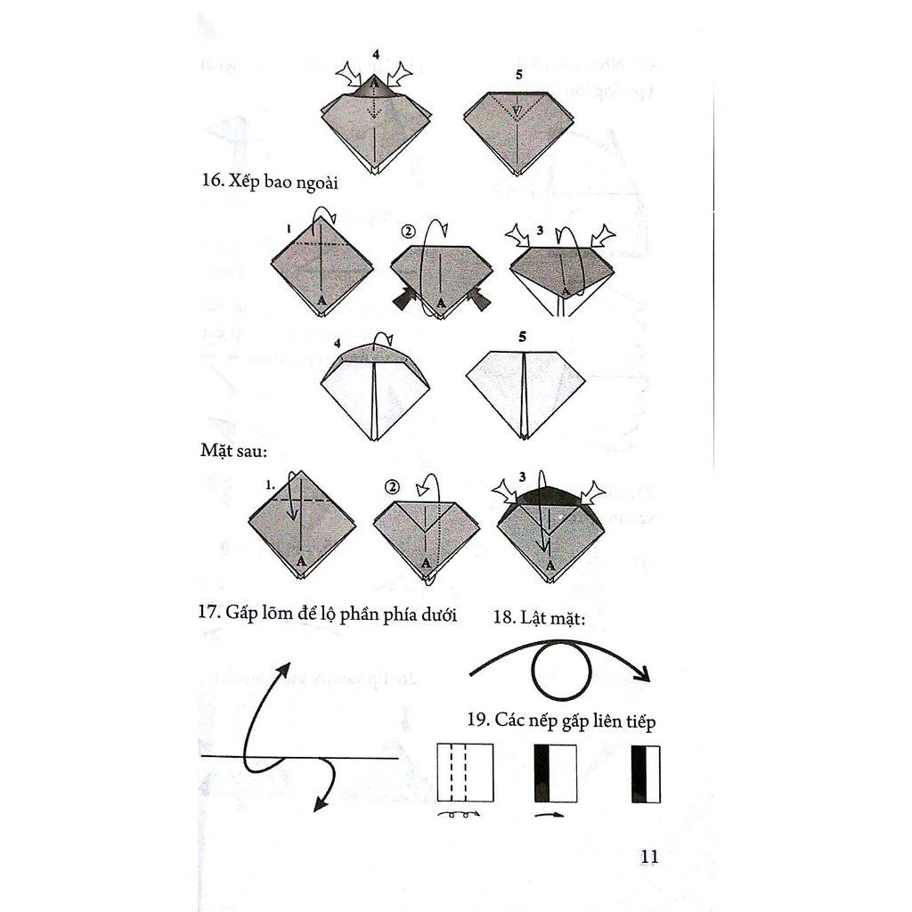 Sách - Origami Nghệ Thuật Gấp Giấy Nâng Cao (Minh Long)