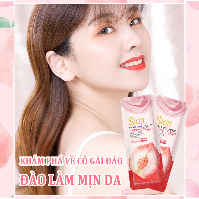 【Kiss Belle Shop】Làm sạch thân hình da (Mùi đào)Làm cho da mịn màng(1 miếng) KB-MSG01