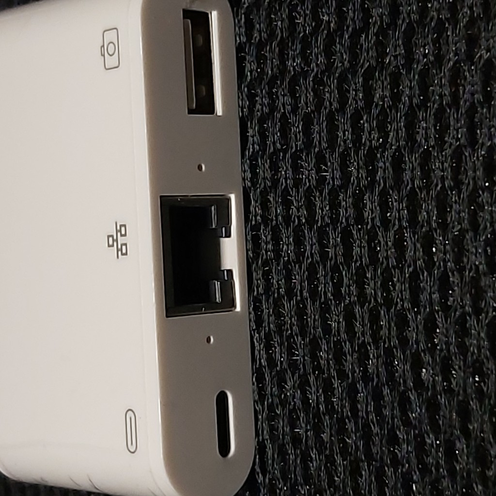 Cáp chuyển iP X to Ethernet  có cổng sạc và usb-NK107 - Hồ Phạm