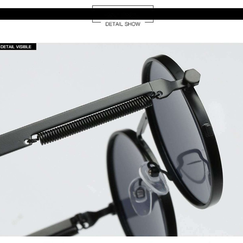 Kính Mát Gọng Kim Loại Tròn Nhiều Màu Sắc Thời Trang