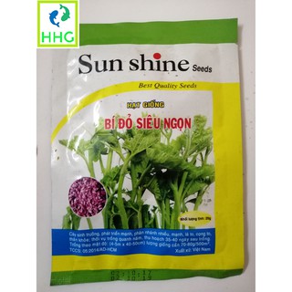 Hạt giống BÍ ĐỎ SIÊU NGỌN SUN SHINE