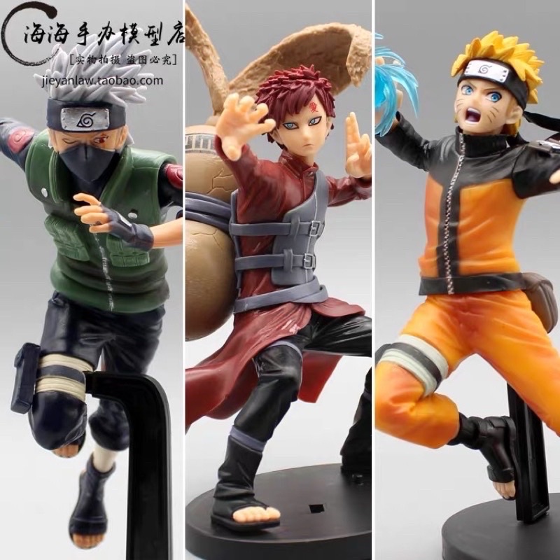 Rẻ nhất Shopee Bộ 3 nhân vật Naruto Gaara KaKashi mô hình Naruto chất lượng cao