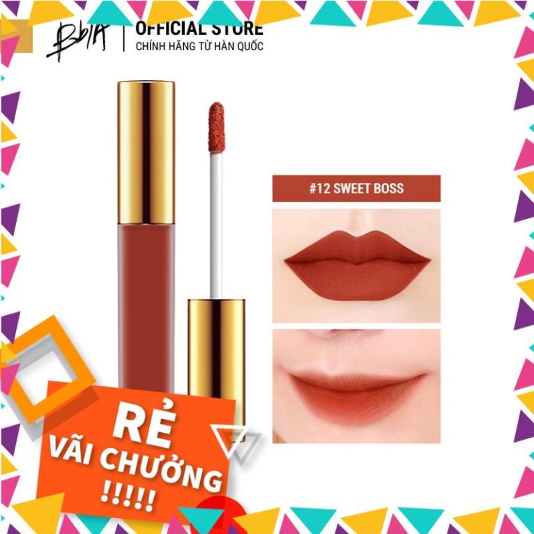 Son Kem Lì Bbia Last Velvet Lip Tint - Màu HOT Nàng Yêu (02, 12, 25, 38, A5) 5g - Bbia Official Store