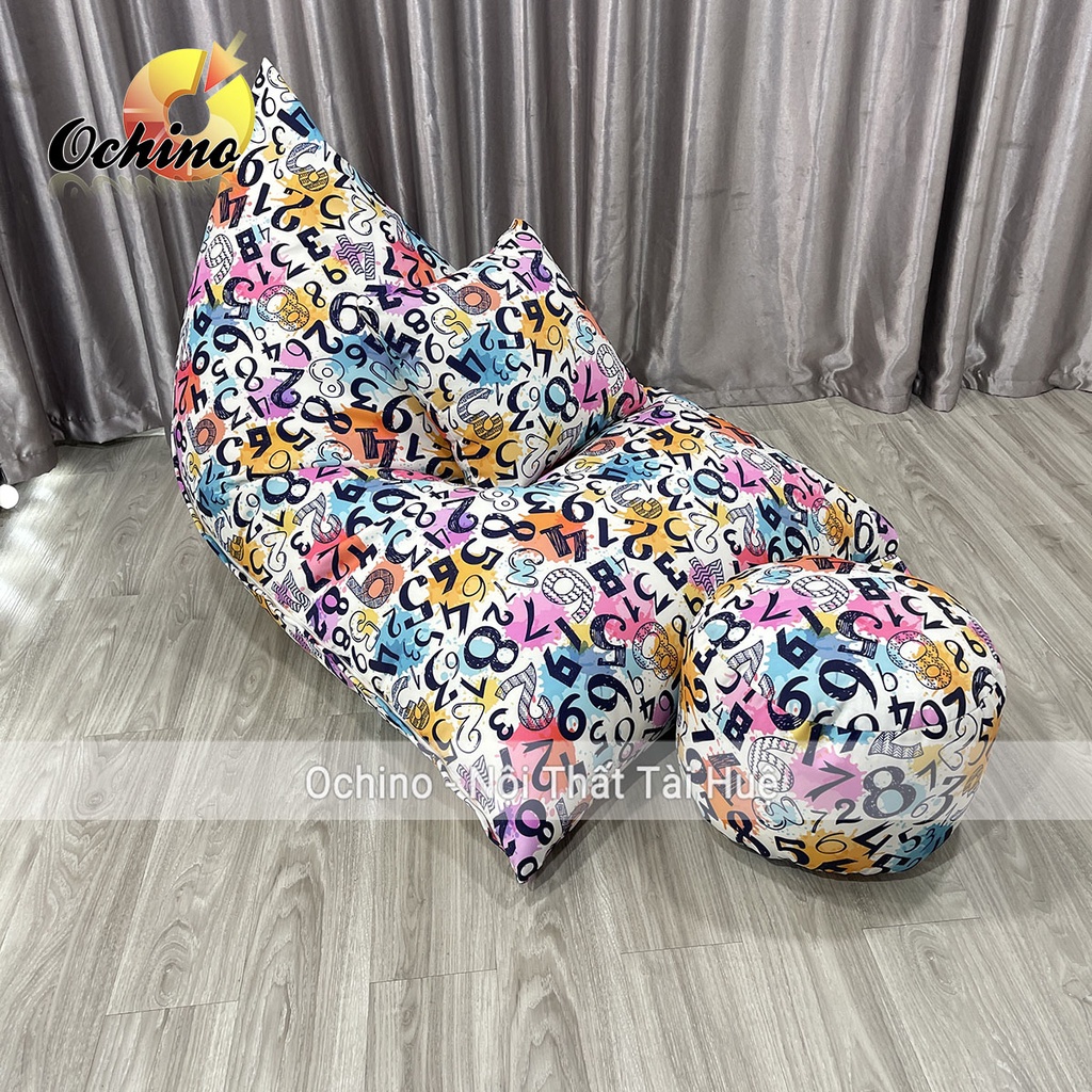 Ghế Lười Hạt Xốp Phong Cách Hiện Đại Dáng Thuyền Sang Trọng (Có Sẵn)