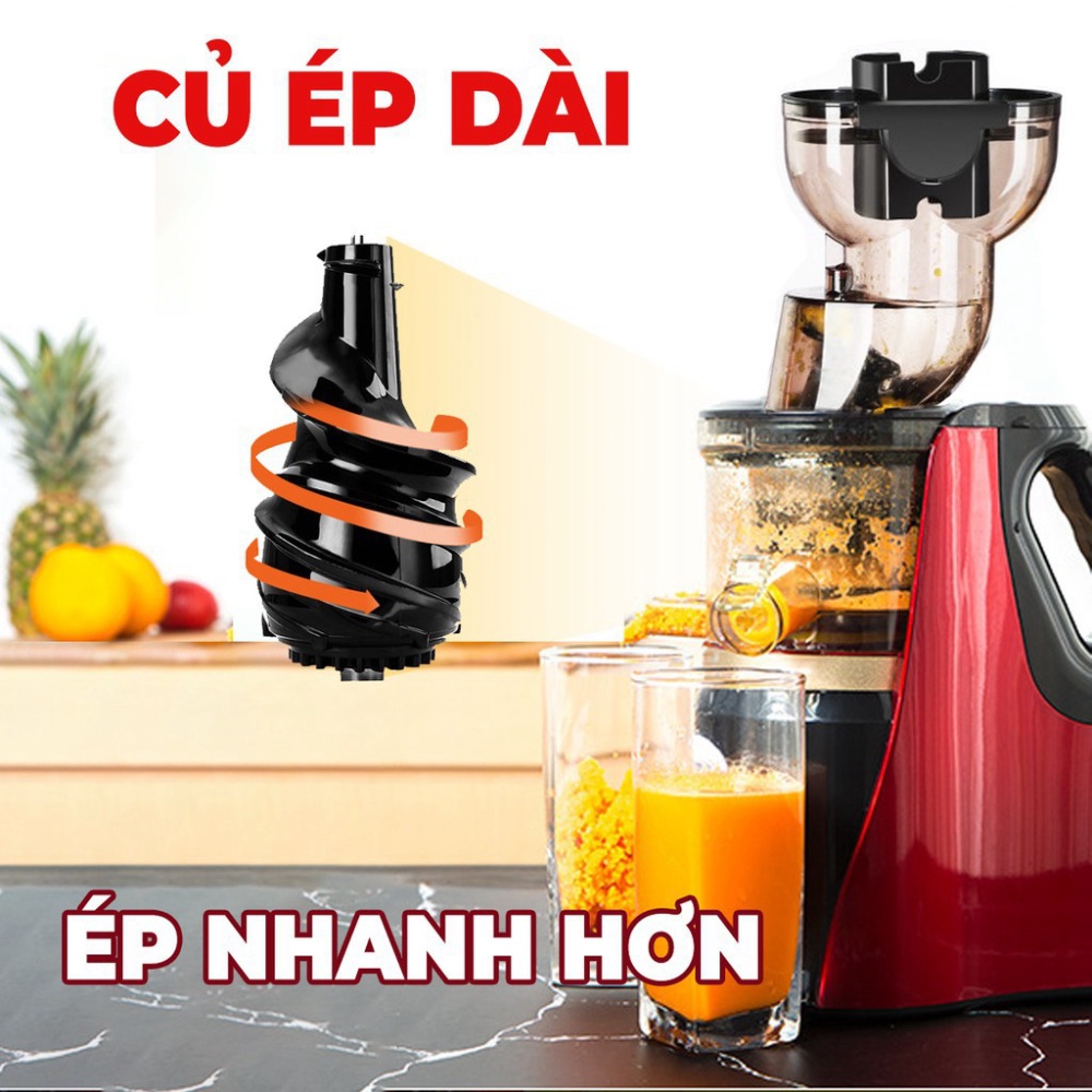 MÁY ÉP TRÁI CÂY TỐC ĐỘ CHẬM HONGXIN RH-312/ SAVTM JE-07 [BẢO HÀNH 6 THÁNG] tongkhodochoi.12