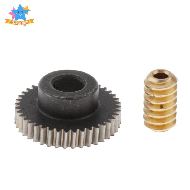 Mô Đun Bánh Răng 0.5 Modulus 40T Bằng Thép + Trục Bánh Răng Đồng
