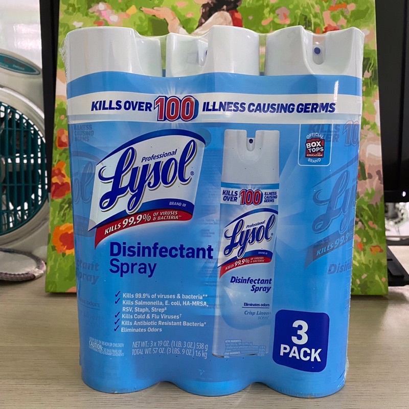 Xịt Khuẩn LYSOL Bill Mỹ Tại COSTCO