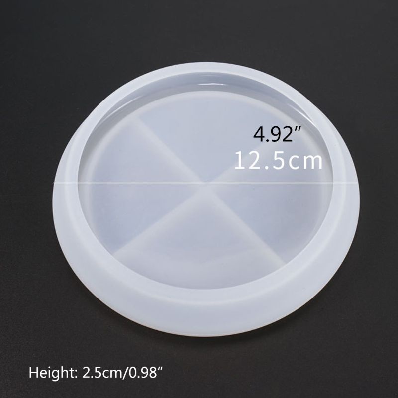 Khuôn silicone làm trang sức hình tròn DIY