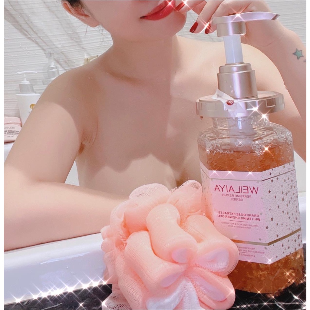 SỮA TẮM TUỶ MẬT HOA HỒNG DAMASK HƯƠNG NƯỚC HOA WEILAIYA | BigBuy360 - bigbuy360.vn