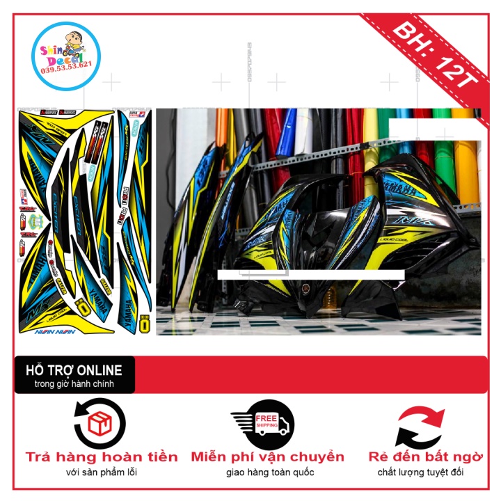 TEM RỜI EX 2011 MX SẤM SÉT -- SHIN DECAL 2