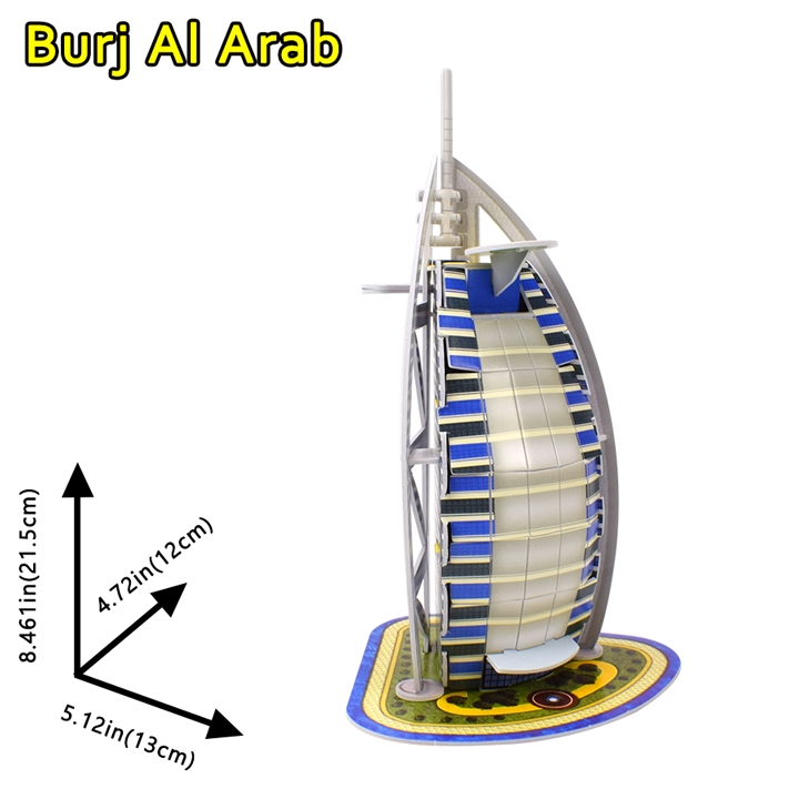 Đồ Chơi Xếp Hình Tháp eiffel Bằng Giấy diy Giáo Dục Cho Trẻ Em