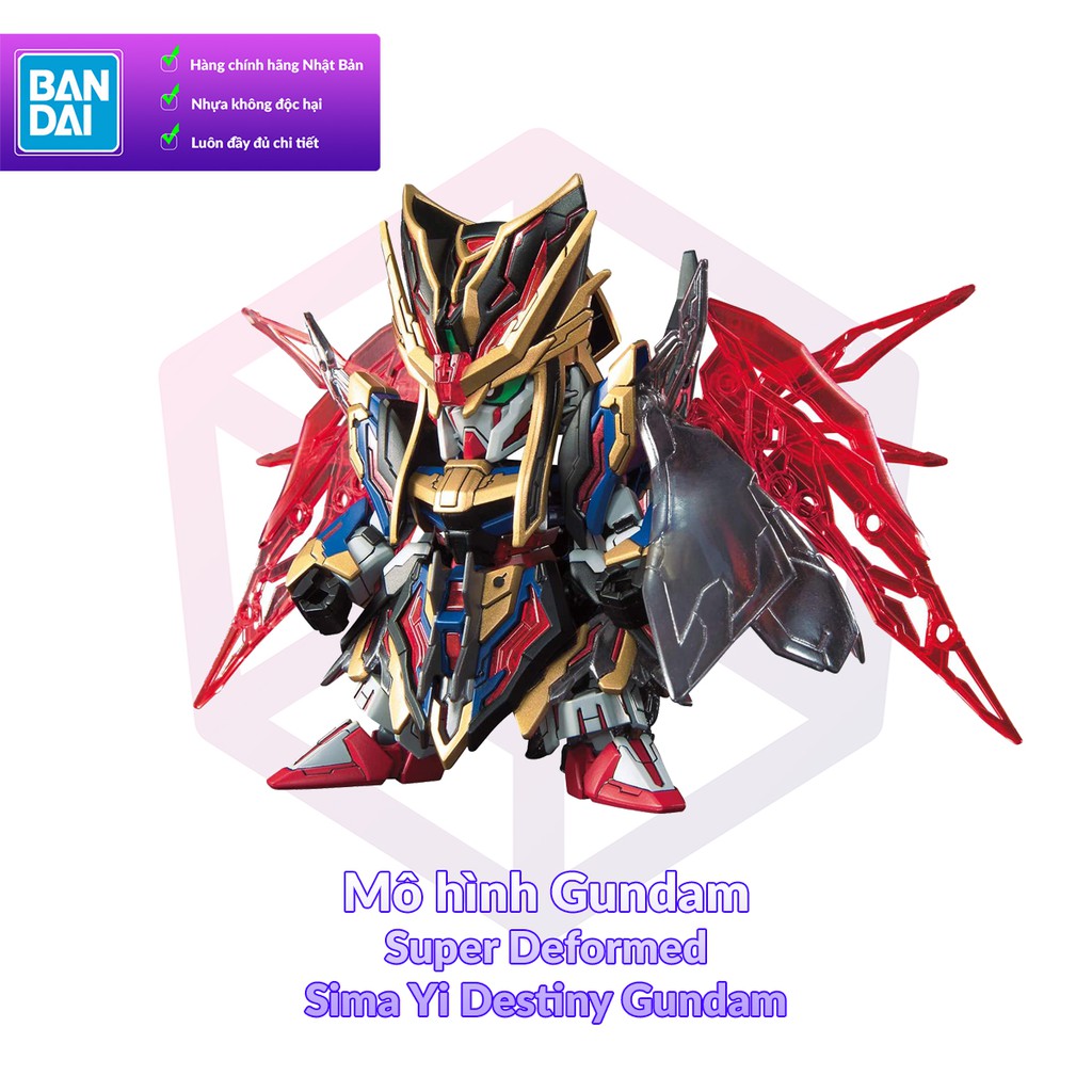 Mô Hình Gundam Bandai SD 024 Sima Yi Destiny Tư Mã Ý Gundam Sangoku Soketsuden