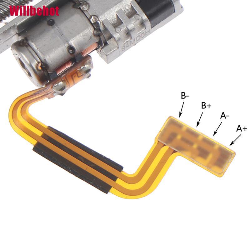 Động cơ bước mini 5mm bằng kim loại kèm ốc vít