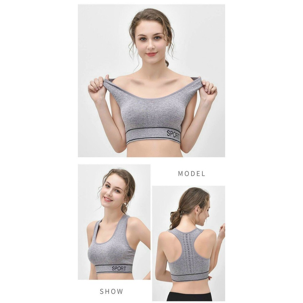 Áo bra sport tập gym, yoga, aerobic freesize 45-55kg cao cấp mã FLA02