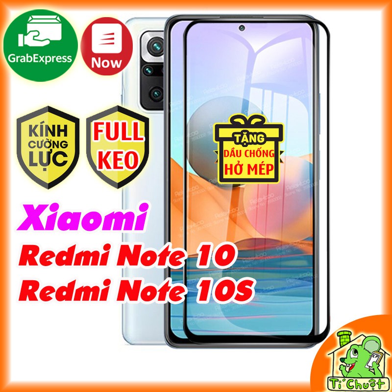[FULL KEO-Ảnh Thật] Kính CL Xiaomi Redmi Note 10/ 10S Cường Lực FULL Màn