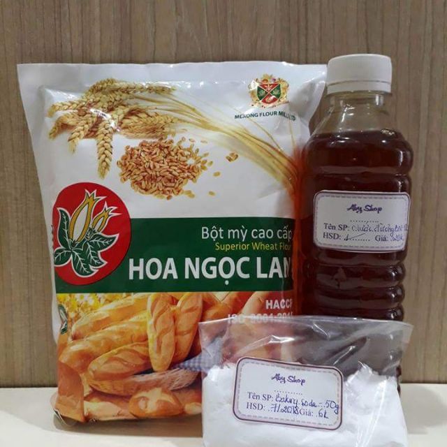 Set làm vỏ bánh trung thu nướng ⚡GIÁ TỐT NHẤT⚡ nguyên liệu làm vỏ bánh trung thu nướng siêu ngon