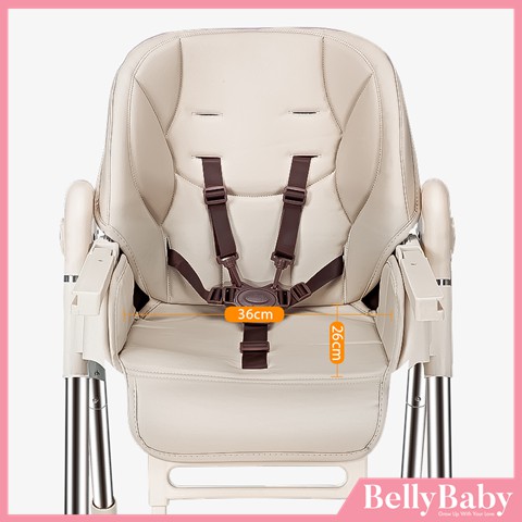 Ghế Ăn Dặm Cao Cấp Trang Bị Bánh Xe, Điều Chỉnh Tư Thế Đa Dạng BellyBaby Lux01