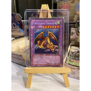 Lá bài thẻ bài Yugioh Rồng Ngàn Tuổi Thousand Dragon - Secret Rare - Tặng bọc bài nhựa bảo quản