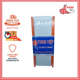 Dây thun 3 ly, 6 ly, & 1 cm & 1.2cm co giãn tốt cho may mặc | Rập giấy Hana