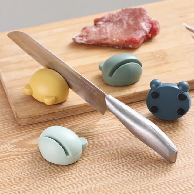 Dụng Cụ Mài Dao Mini Hình Ếch Tiện Dụng Siêu Xinh