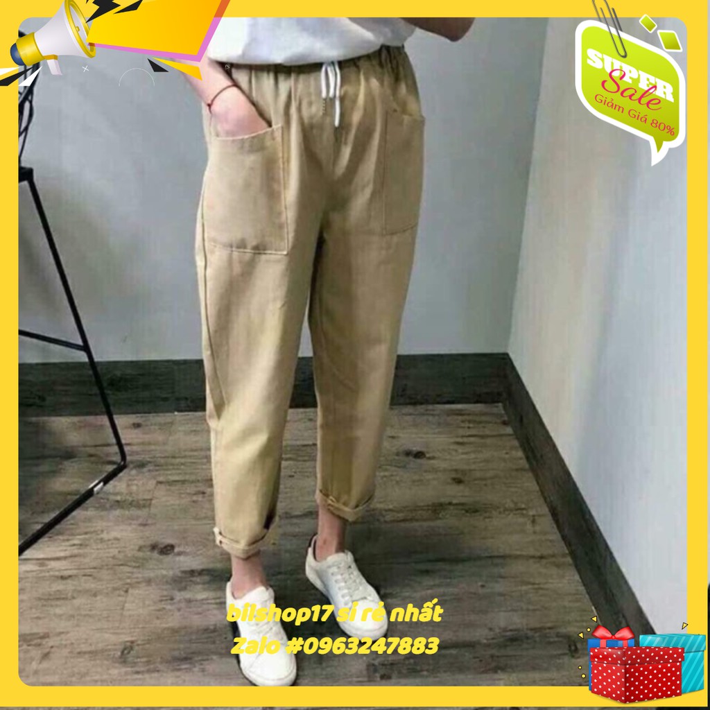 Quần Kaki túi trước