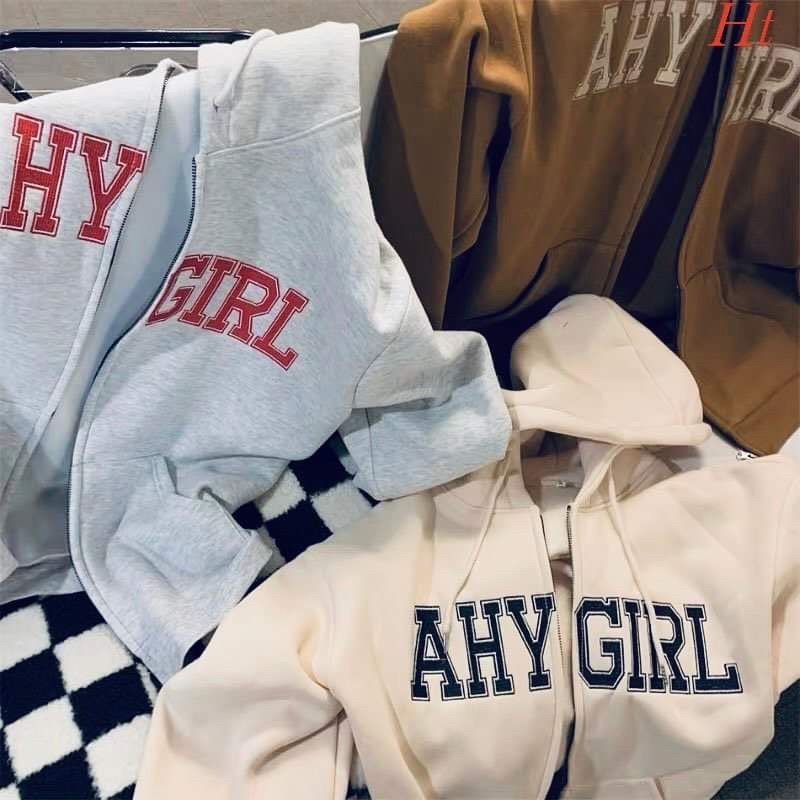 Áo khoác nỉ cotton AHY H2A754