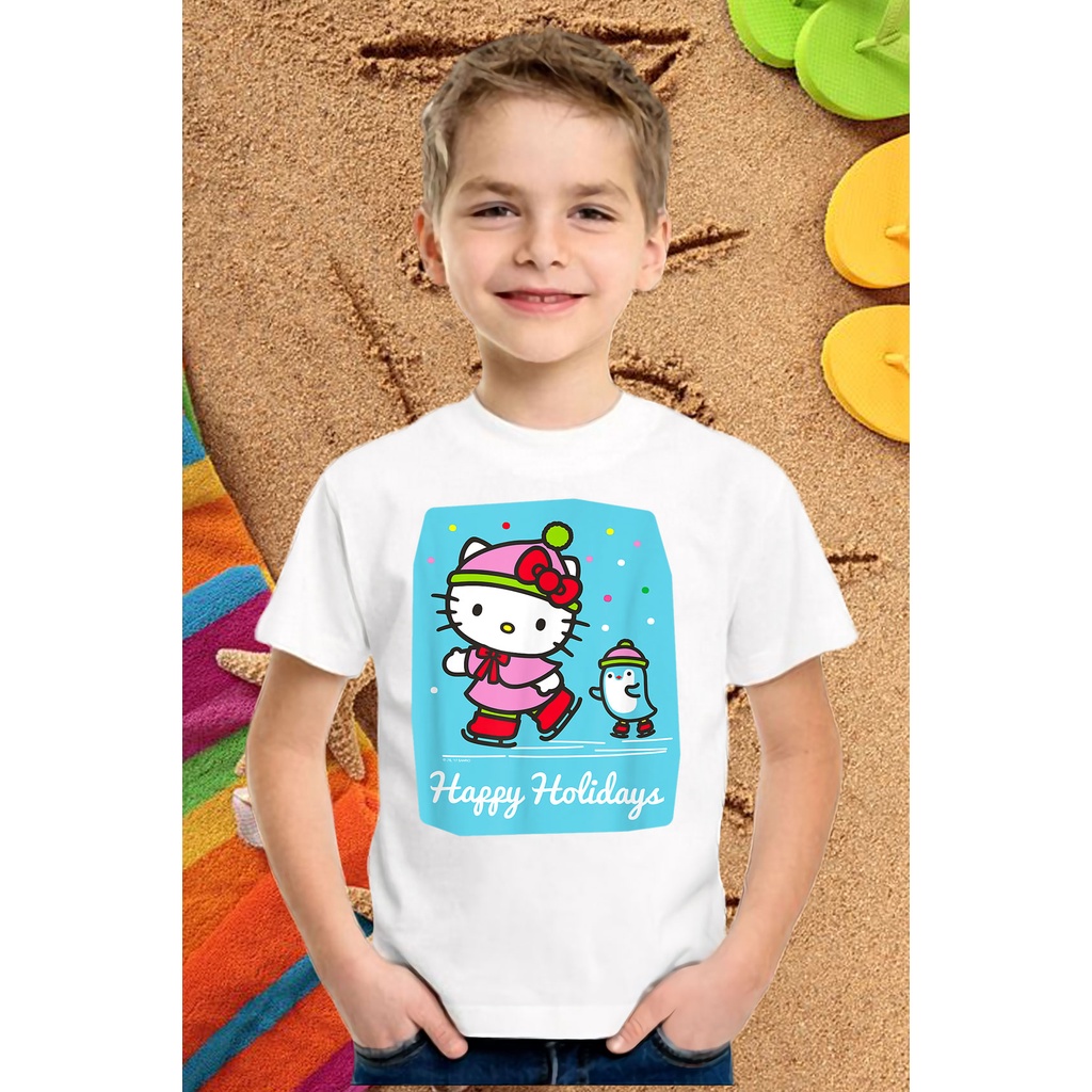 ÁO THUN NGẮN TAY HELLO KITTY IN HÌNH CUTE CHẤT LIỆU VẢI THUN ĐẸP CÓ ĐỦ SIZE - 443