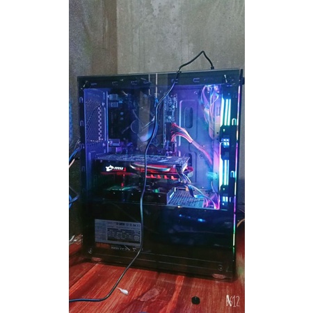 TRỌN BỘ CÂY MÁY TÍNH MSI I3 7100 + RAM 8G + CARD MÀN HÌNH  1050 + Ổ CỨNG SSD 120G VÀ HDD 1000G + MÀN HÌNH 24 INCH CONG