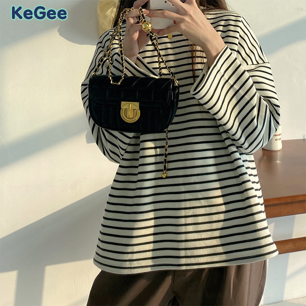 KeGee Túi xách nữ phong cách hàn quốc ,Túi Da PU Đeo Chéo Mini Thời Trang Cho Nữ