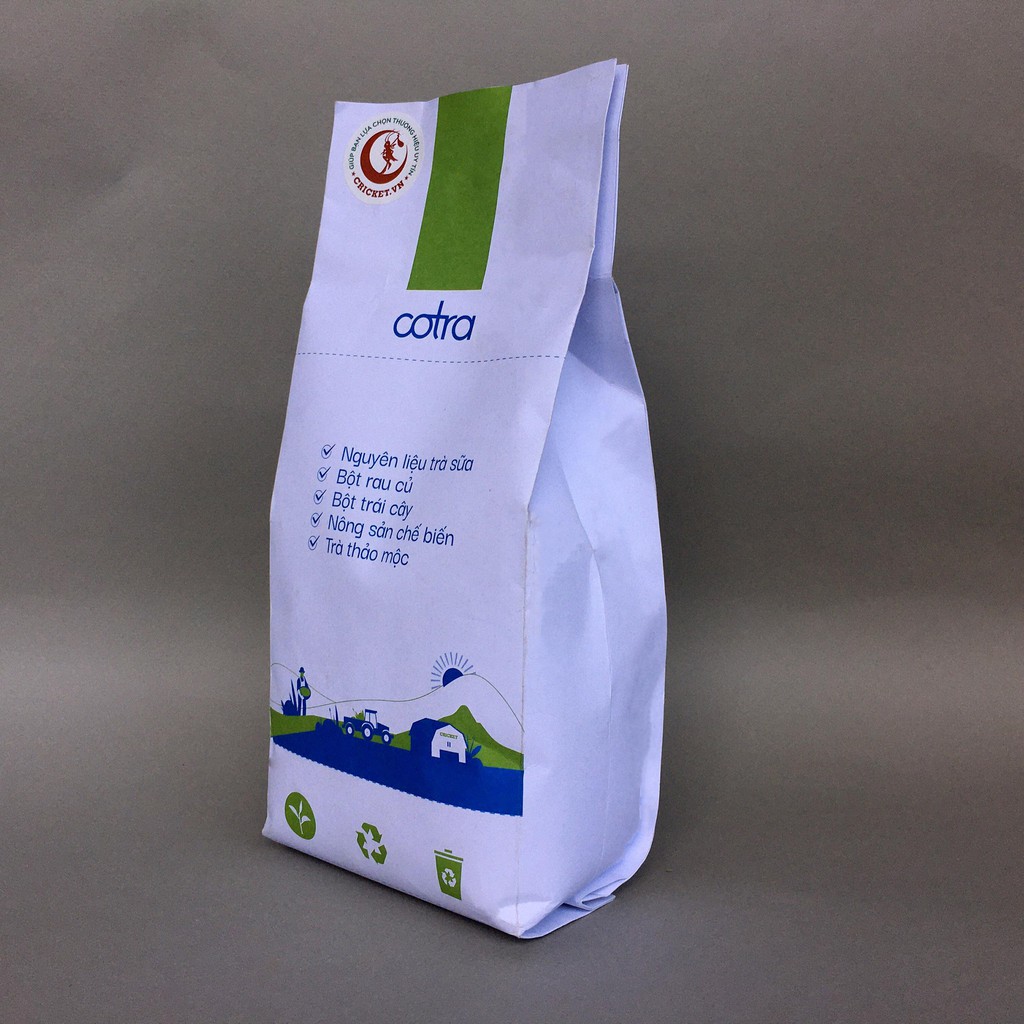 Đường đen nấu trà sữa Cotra (Túi 1kg) nguyên chất từ đường mía - Nguyên liệu pha trà sữa hảo hạng