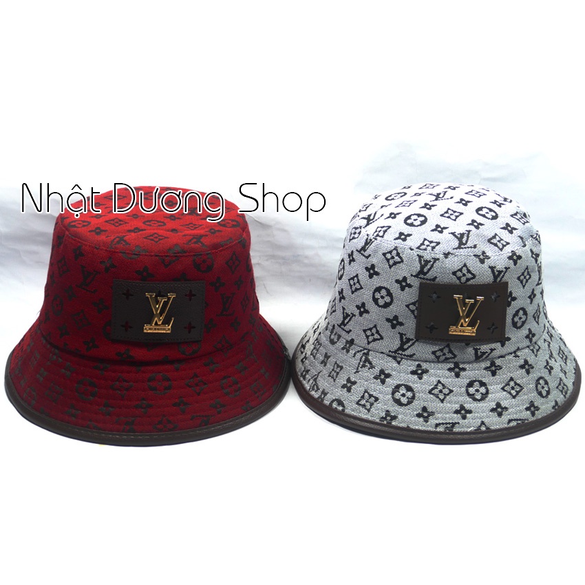 Mũ Bucket, Nón Bucket Tai Bèo có mặt da gắn mặt sắt nổi bật- Vải Cotton cao cấp phù hợp cả nam và nữ.