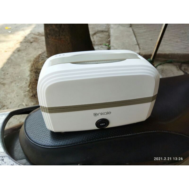 [tặng thìa đũa] Hộp cơm hâm nóng nấu cơm văn phòng 2 khay hút chân không | BigBuy360 - bigbuy360.vn