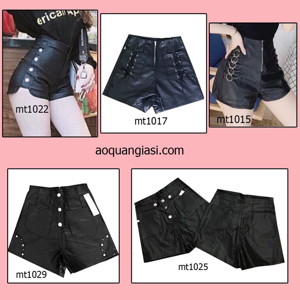 những mẫu quần sooc nữ cá tính mt1022, mt984, mt1011, mt686, mt1076, mt1077